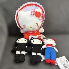 ハローキティ ぬいぐるみ 4点セット　まとめ売り
