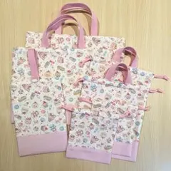 レッスンバック・靴入れ・コップ袋・着替え袋オーダーR2026036