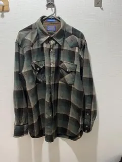 【激レア】PENDLETON ペンドルトン70s ウール　ウエスタン　オンブレL