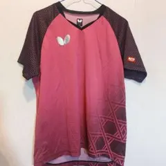 バタフライ 卓球 Tシャツ ユニフォーム ユニセックス 男女兼用 Mサイズ
