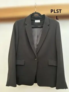 PLST プラステ　テーラードジャケット　洗える　ブラック