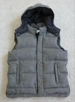 EDIFICE エディフィス ダウンベスト ダウンジャケット グレンチェック