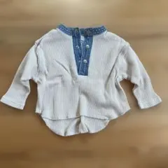 OCEAN & GROUND ワッフル長袖Tシャツ 80cmのサムネイル