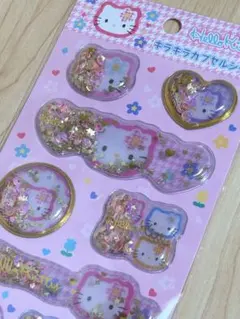 【新品】キラキラカプセルシール⭐︎ハローキティ