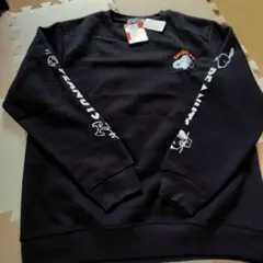 PEANUTS スヌーピー トレーナー Lサイズ ブラック