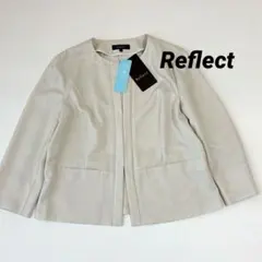 タグ付未使用 Reflect ノーカラージャケット UVカット 接触冷感手洗い可