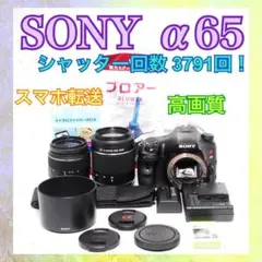 ◆SONY α65◆シャッター数少なめ◆一眼レフカメラ◆初心者の方に◆すぐ使える