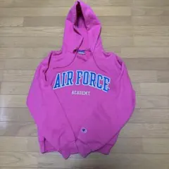 Champion AIR FORCE ACADEMY パーカー S ピンク