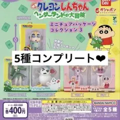 クレヨンしんちゃん ミニチュアパッケージ3 ヘンダーランド コンプリートセット