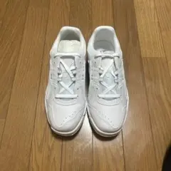 ホワイト スポーツシューズ メッシュ