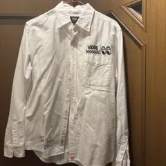 VANS MOON Equipped コラボ 長袖シャツ ホワイト M