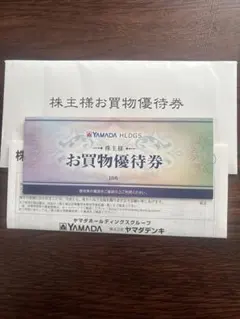 YAMADA お買物優待券 10枚 5000円分