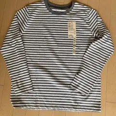 無印良品 天竺編みクルーネック長袖Tシャツ XL