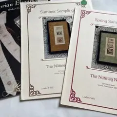 ニードルワーク　ドロンワーク刺繍図案集 3冊セット