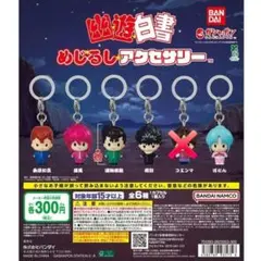 幽遊白書 めじるしアクセサリー 5種セット（コエンマ以外） ガチャ