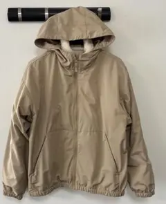 【ニコアンド】ブルゾン　ジャケット　コート　フード付き　裏ボア
