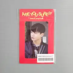 BTS Are You Sure?! 2　特典　フォトブックマーク　ジミン　グク