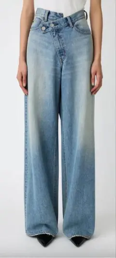 moussy CROSS WAIST WIDE ストレート