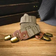 ビンテージ風 サスペンダー　メンズ レディース Y型 おしゃれ 人気　レトロ