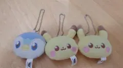 ポケピース　ボールチェーン付　マスコット　ピカチュウ　ポッチャマ
