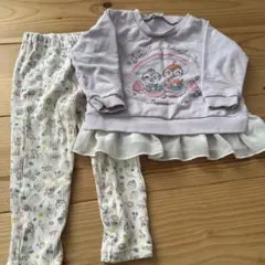 アンパンマン コキンちゃん・ドキンちゃんフリル付トップスレギンスセット 90cm