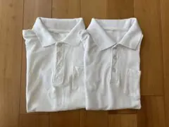 ホワイト ポロシャツ 140cm 2枚セット