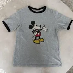 UNIQLO ミッキーマウス グレー Tシャツ 150