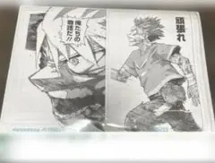 ヒロアカ原画展A2アートポスター2枚セット【轟焦凍：オリジン