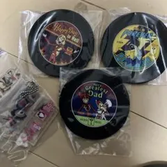 一番くじハズビンホテル　ラバーコースター、アクリルチャームセット