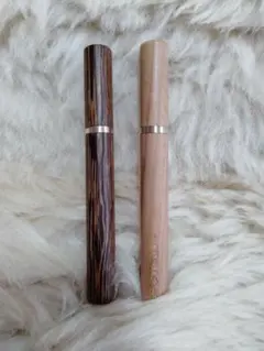 木軸シャーペンの芯ケース2本セット（タガヤサン＆桜の木）