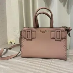 Samantha Vega 2way ハンドバッグ ピンクのサムネイル