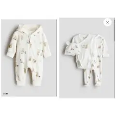 H&M ディズニー プーさん スウェットオールインワンスーツ ロンパース　ベビー
