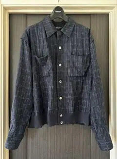 UNDERCOVER 26SS but beautifulリブ切り替え長袖シャツのサムネイル
