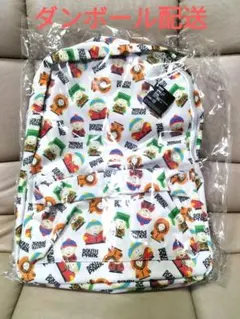【新品】サウスパーク リュック (ホワイトに柄がいっぱい)
