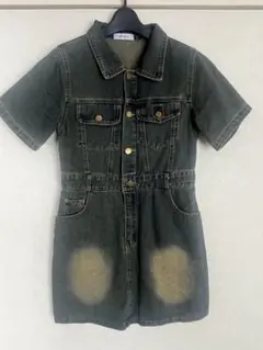 FOREVER 21 半袖デニムミニワンピースのサムネイル
