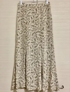 SNIDEL スナイデル バリエプリントマーメイドライクスカート 0