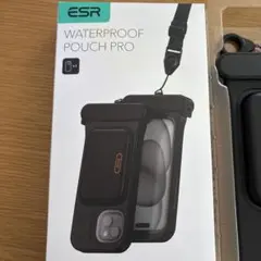 防水スマホケース　ブラック