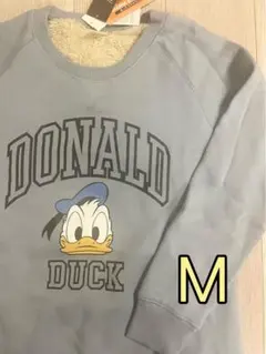 ディズニー ドナルドダック 裏ボア トレーナー スウェット M
