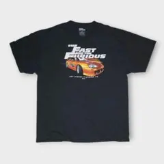 F ＆ F ワイルドスピードt ムービー バックプリント ブラック 公式 XL