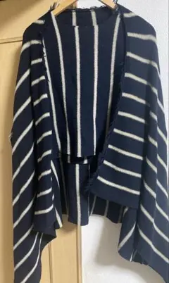 ZARA ニット　タンクトップ　ポンチョ　2点セット　ボーダー