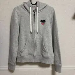 本日限定値下げ！TOMMY JEANS トミー　グレー フード付きパーカー S