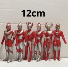 ☆12cm ウルトラマン ソフビ 6体セット 1990☆