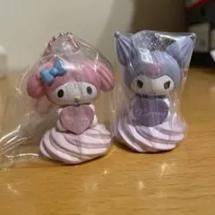 ガチャ サンリオ ⭐︎ ホイップクリームマスコット　クロミ　マイメロディ