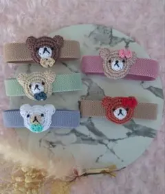 【オーダー】おめかしくまちゃん（横バージョン）