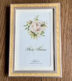フォトフレーム クリームゴールド