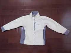 子供用フリースジャケット サイズ120cm mont-bell　クリーム色中古品