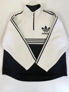 ADIDAS アディダス　キルティング　ハーフジップ　ヴィンテージ