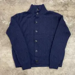 Ralph Lauren ラルフローレン カシミヤニットカーディガン ネイビーM