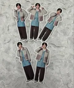 ファミクラ なにわ男子 道枝駿佑 フレークシール 5枚セット