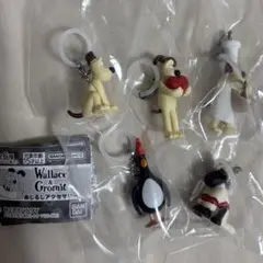 ウォレスとグルミット めじるしアクセサリー　セミコンプリート　5点セット